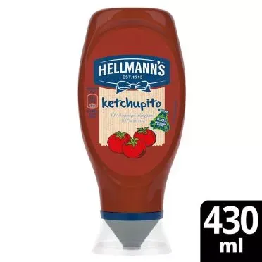 Hellmann's Ketchupito Κέτσαπ Top Down 430ml.
