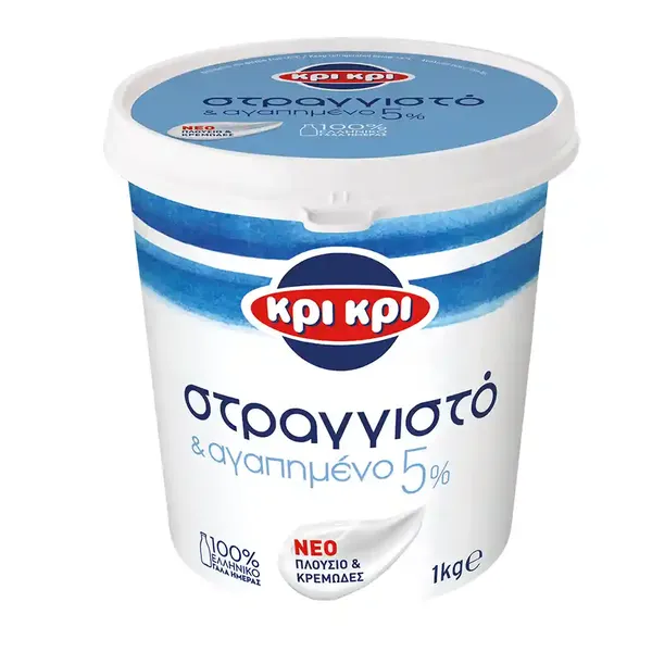 ΚΡΙ ΚΡΙ ΣΤΡΑΓΓΙΣΤΟ ΓΙΑΟΥΡΤΙ  1kg  5%