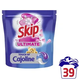 Skip Ultimate Caps Απορρυπαντικό Πλυντηρίου Ρούχων Touch Of Cajoline 39τεμ.