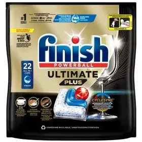 FINISH Κάψουλες Πλυντηρίου πιάτων Ultimate Plus All in 1 Fresh 22 καψ.