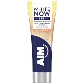 ΑΙΜ Οδοντόκρεμα WHITE NOW 3IN1 SHINE WITH CARE 75ML
