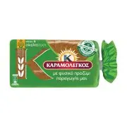 ΚΑΡΑΜΟΛΕΓΚΟΣ Ψωμί για Τοστ Σίτου με Προζύμι 340g