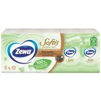 Χαρτομάντηλα 4φυλλα Natural Soft Zewa 10 τεμ