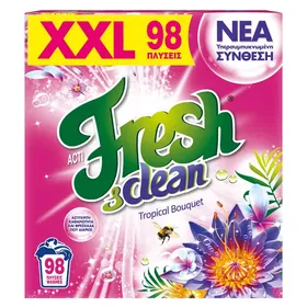 ACTIFRESH & CLEAN σκόνη πλυντηρίου ρούχων 98 μεζούρες