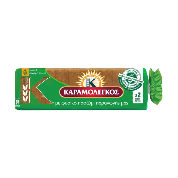 Ψωμί για Τοστ Σίτου & Σίκαλης με Προζύμι 680g