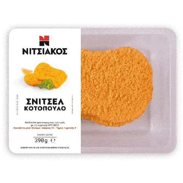 Σνίτσελ Ελληνικό Κοτόπουλο