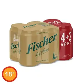 FISCHER κουτί 6X330ml (4+2 ΔΩΡΟ)