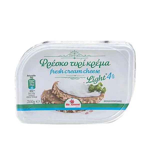 MrGrand Φρέσκο Κρεμώδες Light 4% Λιπαρά 200γρ.