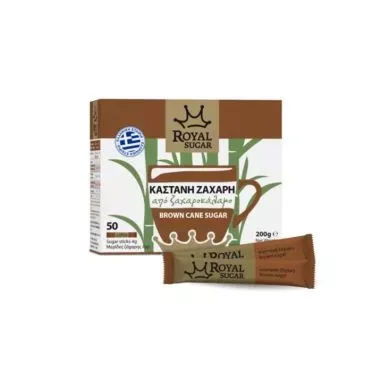 ΖΑΧΑΡΗ ΚΑΣΤΑΝΗ ROYAL ΣΕ STICKS 50 Τεμ Χ4γρ