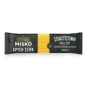 MISKO ΜΑΚΑΡΟΝΙΑ ΣΠΑΓΓΕΤΙΝΗ Νο10 ΧΡΥΣΗ ΣΕΙΡΑ 500GR