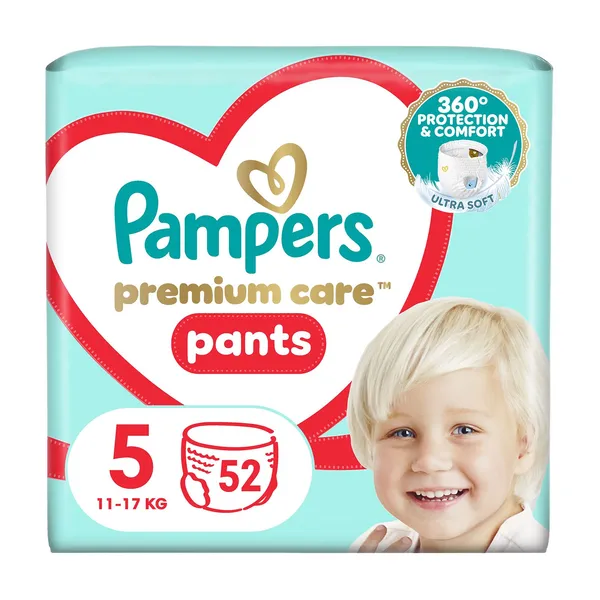 PAMPERS Pants Παιδικές Πάνες Βρακάκια, Νο5 11-17kg 34τεμ.
