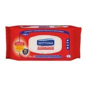 SEPTONA Υγρομάντιλα Αντιβακτηριδιακά 75% Οινόπνευμα 60τεμ