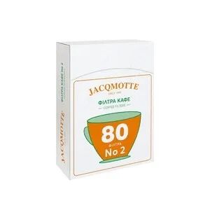 JACQMOTTE Φίλτρα Καφέ Νο2 Συσκευασία 80τεμ.