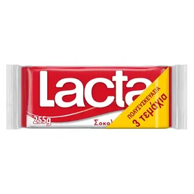 Lacta Σοκολάτα Οικογενειακή Συσκευασία 3x85γρ.