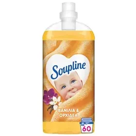 Soupline Aroma Συμπυκνωμένο Μαλακτικό Ρούχων Βανίλια & Μανταρίνι 55mez. 1,155lt.