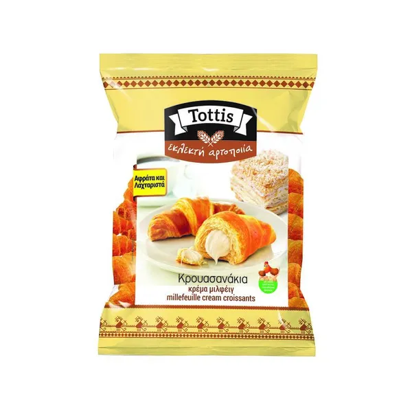 κρουασανάκια μιλφέιγ ή κρέμα κακάο 300γρ.