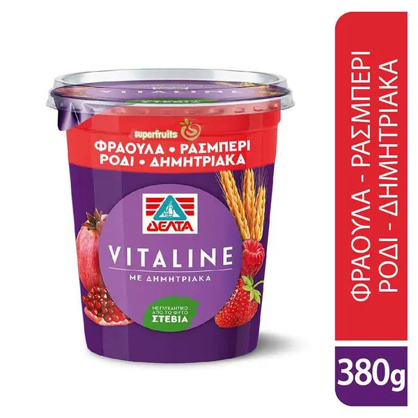 Vitaline 0% λιπαρά όλες οι γεύσεις 3x180γρ.