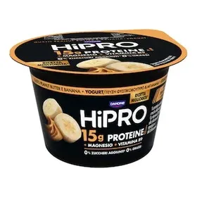 HIPRO Επιδόρπιο Γιαουρτιού HiPro Proteine Φυστικοβούτυρο & Μπανάνα 160g