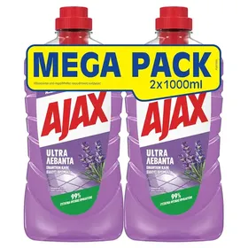 AJAX Καθαριστικό Πατώματος Ultra Λεβάντα 2x1lt