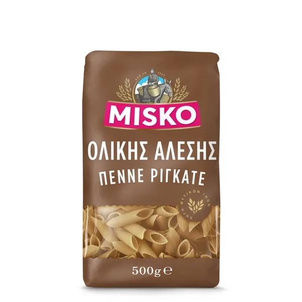 penne rigate ολικής άλεσης 500γρ.