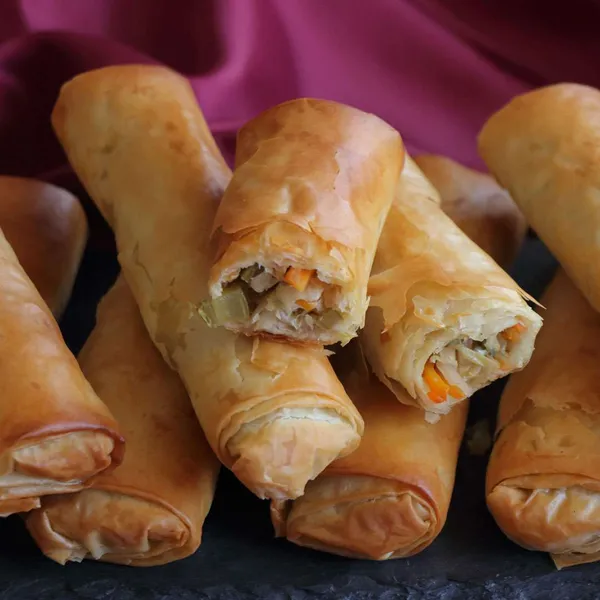 spring rolls λαχανικών