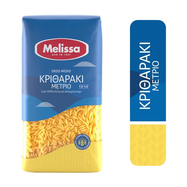 MELISSA Κριθαράκι Μέτριο 500g