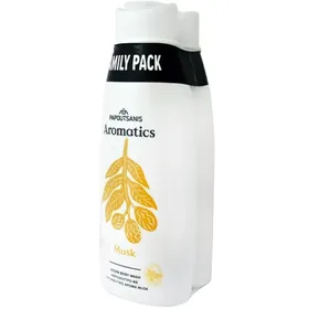 αφρόλουτρο musk family pack 2x650ml