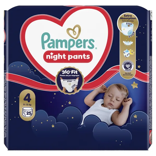 Πάνες Βρακάκι Μωρού Night Pants No4 25 Τεμάχια