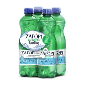 Ζαγόρι Go Green Ανθρακούχο Νερό 4x500ml.