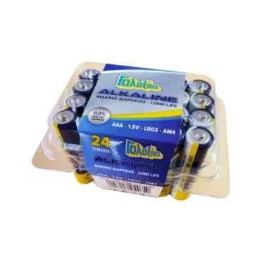 ΜΠΑΤΑΡΙΑ ΑΛΚΑΛΙΚΗ 1,5 V ΑΑΑ LR03 24τμχ
