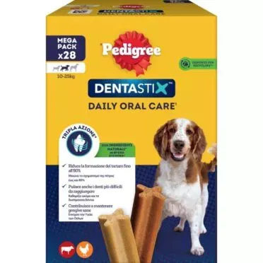 Pedigree® Dentastix™ Medium  Οδοντική Φροντίδα Σκύλου (28  τεμ. ) 4x180g