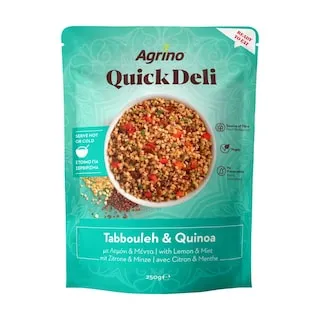 AGRINO Ταμπουλέ & Κινόα Quick Deli με Λεμόνι & Μέντα 250g