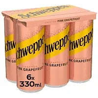 SCHWEPPES pink grapefruit 6x330ml