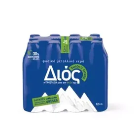 ΔΙΟΣ φυσικό μεταλλικό νερό 12x0,5L.