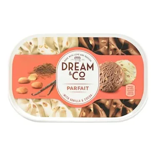 DREAM & CO Παγωτό Παρφέ Βανίλια Κακάο 750g