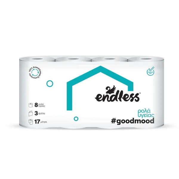 #GOODMOOD ΡΟΛΑΣ ΥΓΕΙΑΣ 3φυλλο 680g 8τμχ