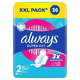 Always Ultra Σερβιέτες Plus Long (Μέγεθος 2) 36τεμ.