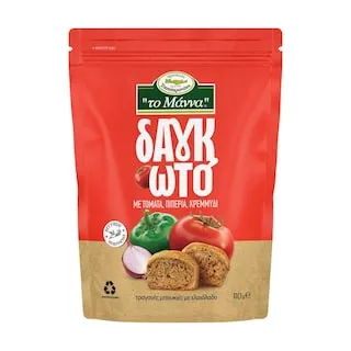 Μάννα Δαγκωτό Τομάτα, Πιπεριά, Κρεμμύδι 110g