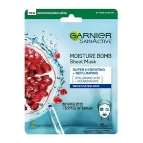 GARNIER TISSUE MASK ΥΦΑΣΜΑΤΙΝΗ ΜΑΣΚΑ ΕΝΥΔΑΤΩΣΗΣ ΠΡΟΣΩΠΟΥ ΜΕ ΡΟΔΙ & ΥΑΛΟΥΡΟΝΙΚΟ ΟΞΥ