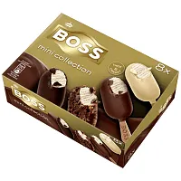 Boss Multipack Παγωτό Mini Collection Ξυλάκια 8x268gr
