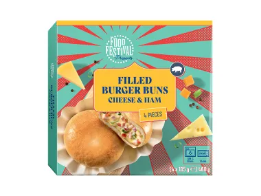 Mini Burger Bun γεμιστά ποικιλία 4 x115 g