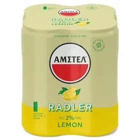 AMSTEL Μπύρα Radler Λεμόνι Κουτί 4x330ml