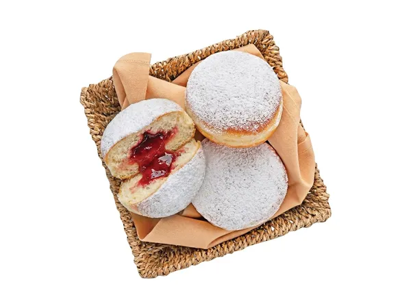 Ντόνατ με γέμιση φρούτων