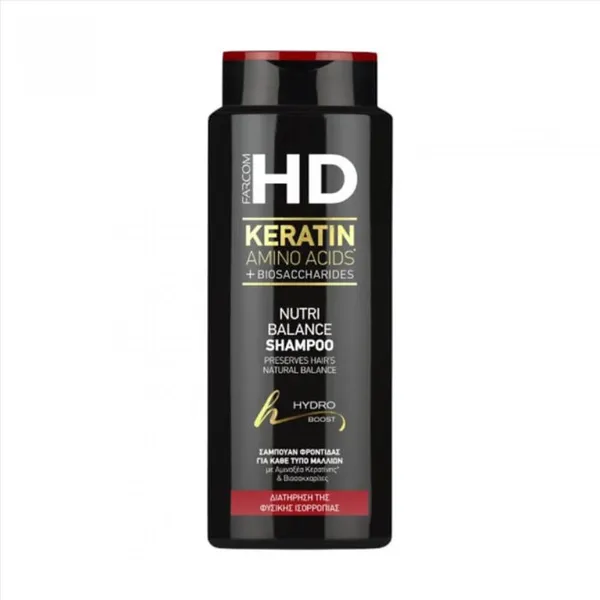 HD KERATIN AMINO ACIDS σαμπουάν 750ml διάφοροι τύποι