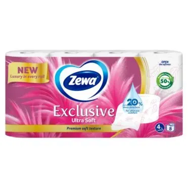 ZEWA EXCLUSIVE ULTRASOFT ΡΟΛ.ΥΓ,7Χ8R, 4p