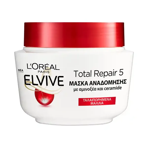 L'oreal Elvive Μάσκα Μαλλιών Total Repair 5 Για Ταλαιπωρημένα Μαλλιά 300ml.