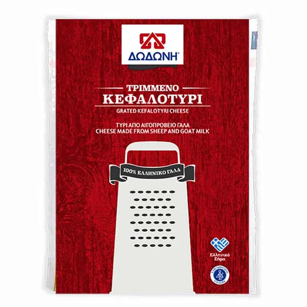 Δωδώνη Τριμμένο Κεφαλοτύρι 150γρ.