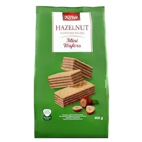 KITBIS Γκοφρέτες Μίνι Γέμιση Φουντούκι 400g