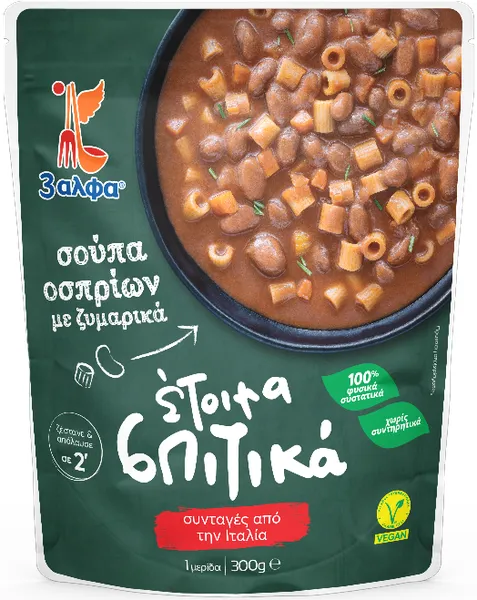 3ΑΛΦΑ Σούπα Οσπρίων με Δημητριακά & Λαχανικά 300 GR