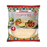 ECONOMY Τορτίγιες Σίτου 25cm 4τεμ. 240gr